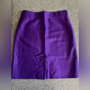 J. Crew Vibrant Purple Pencil Skirt